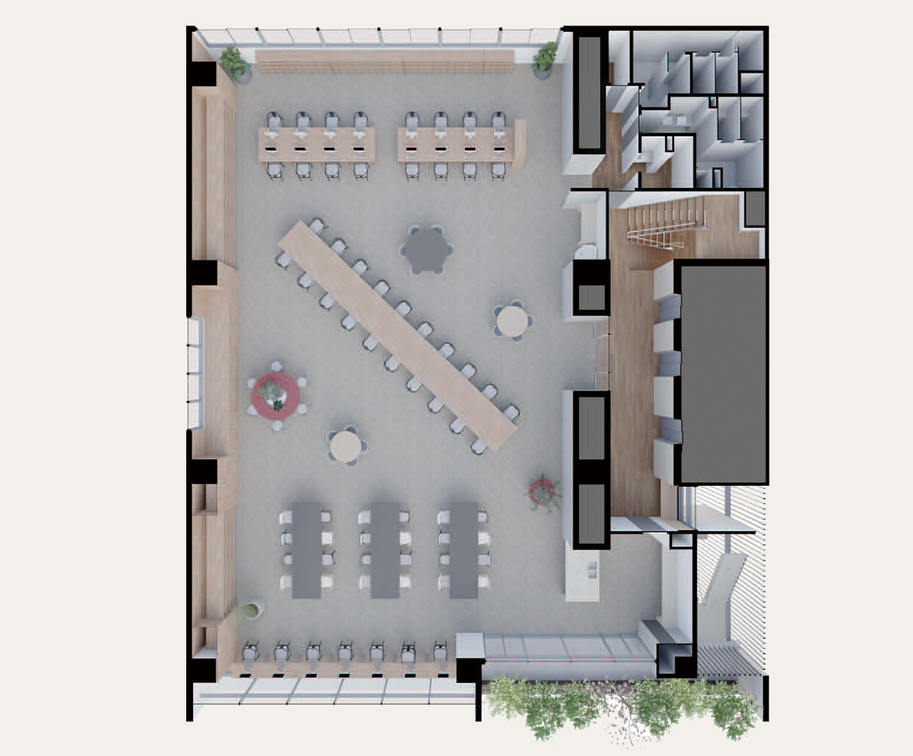 Plan 2 低層オープンプラン
